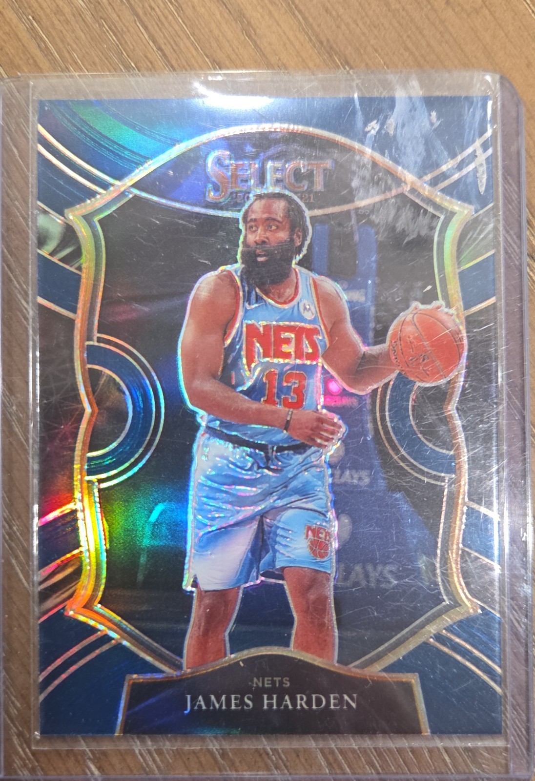 2020-21 Panini Select - Concourse James Harden #12 Blue Prizm