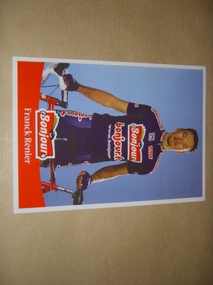 RADSPORT CP POSTKARTE TEAM HONJOUR 2001 Franck RENIER