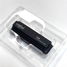 Crucial T700 4TB M.2 NVMe PCIe Gen5 SSD w/ Heatsink - Up to 12,400MB/s -Pristine