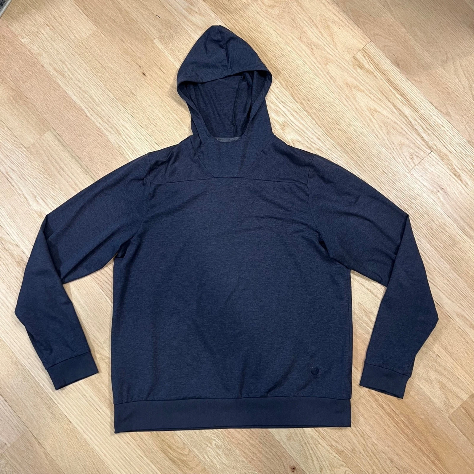 LL Bean Hoodie Slightly Fitted Men's L Navy Blue Heather Performance Pullover
Opens in a new window