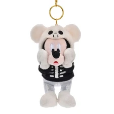 +Japan Tokyo Disney Store Mickey Plush Toy Keychain Disguise Halloween 2025