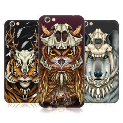 HEAD CASE DESIGNS WILDLIFE SKULL CROWN SOFT GEL CASE FOR OPPO PHONES