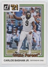 2021 Panini Chronicles Draft Picks Donruss Retro Orange Carlos Basham Jr #31 y0i