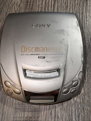 Sony Discman D-E200 ESP2 Mega Bass Portable CD Player Tested Works