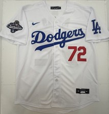 Miguel Rojas #72 Dodgers 2025 World Series Jersey Stitched Home Jersey Iconic