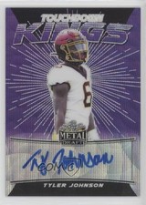 2020 Leaf Metal Draft Touchdown Kings Purple Wave /15 Tyler Johnson Auto 07rd