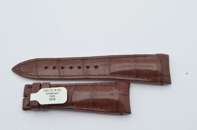 ULYSSE NARDIN LEDER ARMBAND 23MM FÜR DORNSCHLIESSE 18MM 23-18 BRAUN