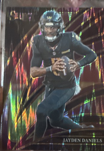 2025 Panini Select - Club Level Jayden Daniels #289 Purple Shock Prizm /699