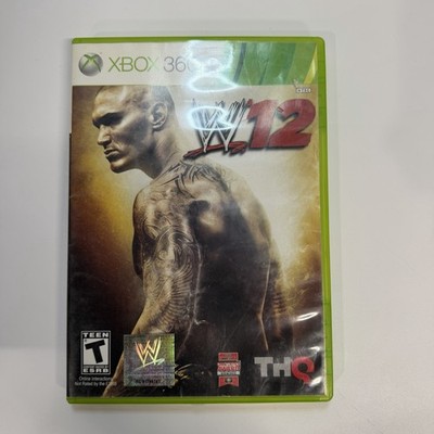 WWE '12  for Microsoft Xbox 360NO Manual TESTED fast ship