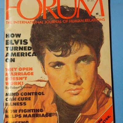 Forum Magazine February 1978 Elvis Cover Article
