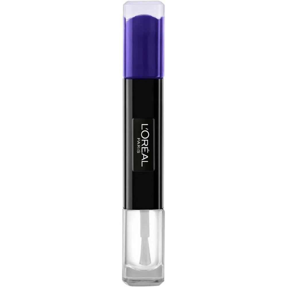 L'Oréal Paris 134 Mixy Violet Infallible Duo Gel Nail Polish (PACK OF 2)