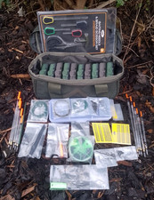 Mini borsa da pesca esca ago galleggiante ganci 6 scatole attrezzi set carpa