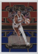 2024 Panini Select WNBA Concourse Red & Blue Prizm /399 Diamond Miller #25 02v3