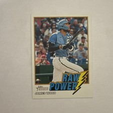 James Wood Raw Power Insert - 2026 Topps Heritage Washington Nationals #RP-JW 