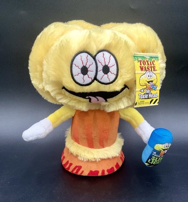 Toxic Waste Mr Toxie Head Plush Slime Licker With Tag