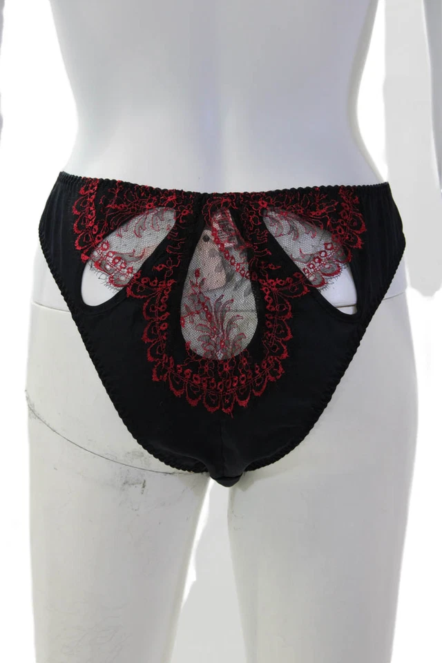 Conjunto de bragas sujetador delantero de encaje Agent Provocateur para mujer azul marino talla 36 A/5 Foto 4 de 4