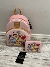 NWT Loungefly Winnie the Pooh Valentine  s Heart Mini Backpack  Wallet Set