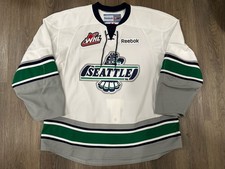 Seattle Thunderbirds Authentic Reebok Hockey Game Jersey, 58+