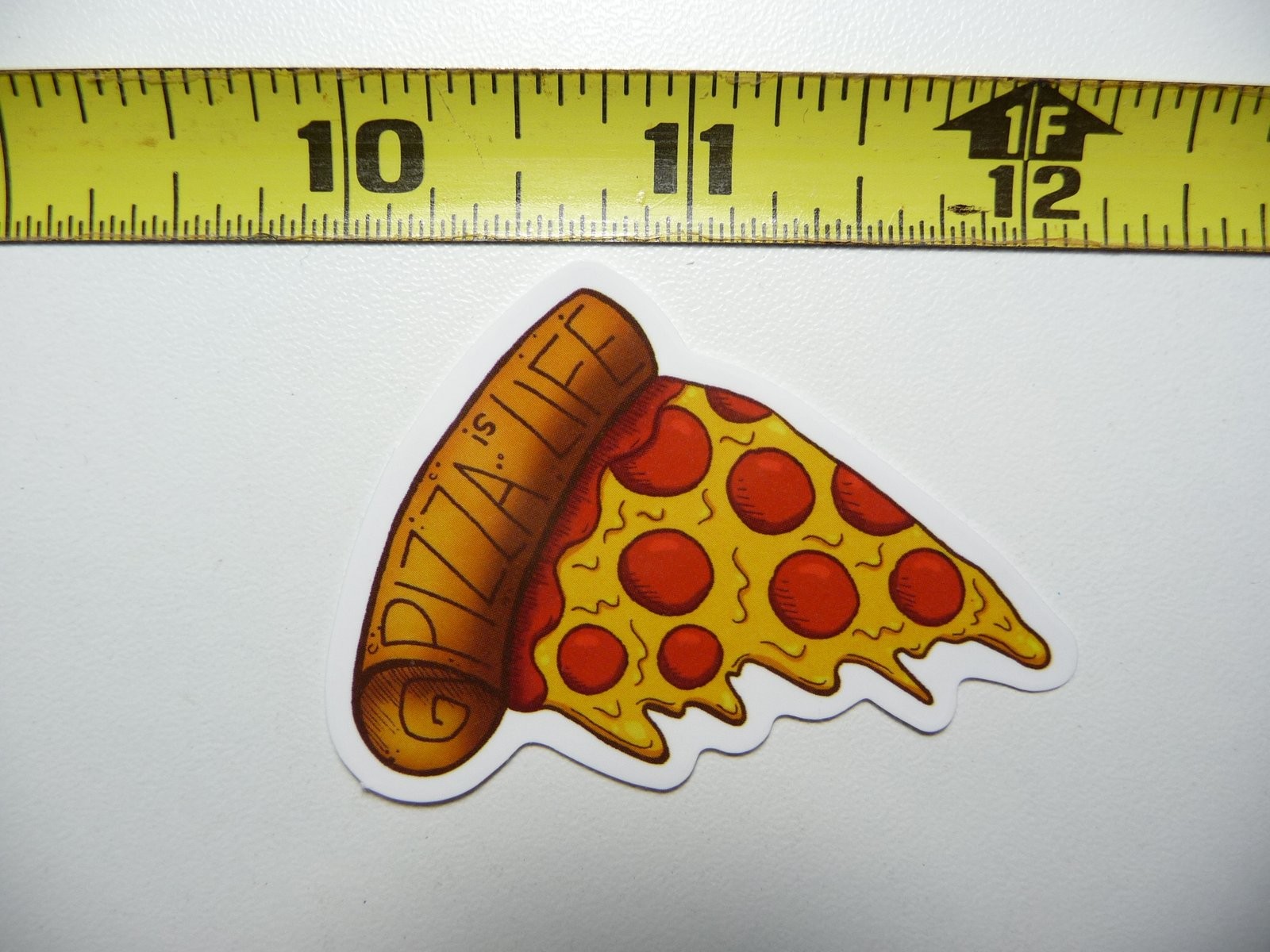 Cheesy Pizza Decal Sticker for Food Trucks & Restaurants