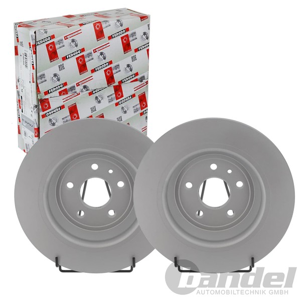 2X Ferodo 316Mm Bremsscheiben Voll Hinten Passend FüR Ford Kuga Mondeo Ford USA-image