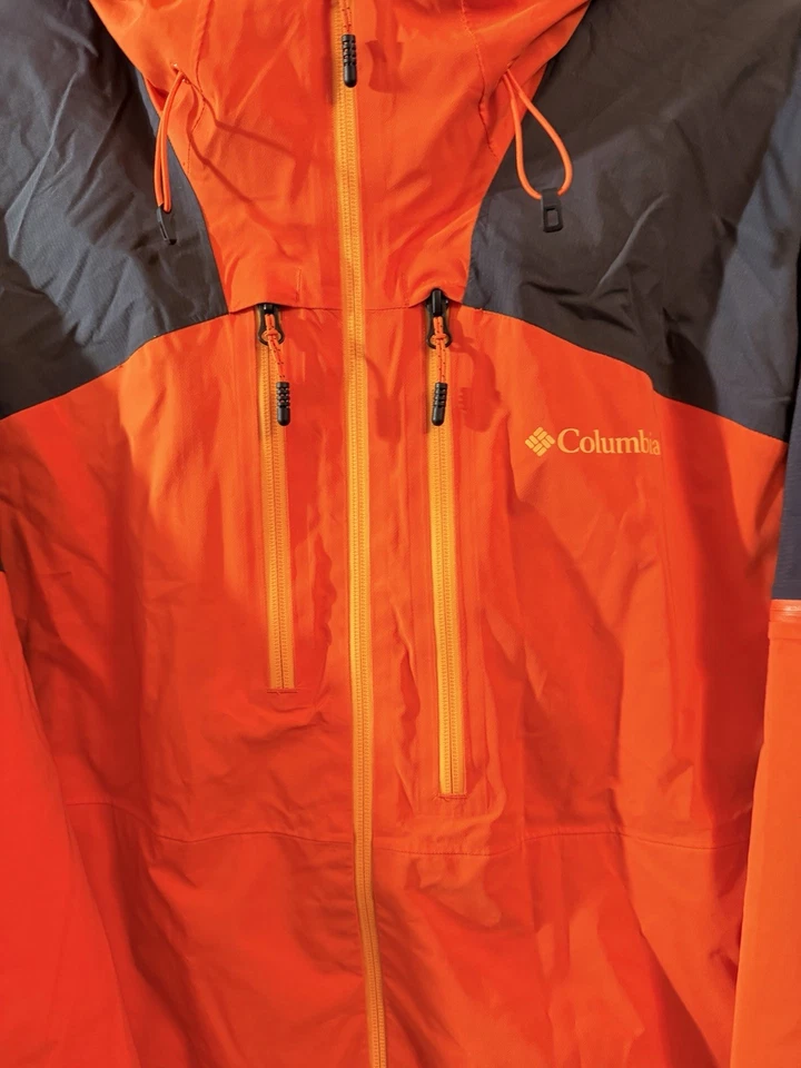 Columbia Men's XXL Black & Orange  Hooded Jacket - Omni-Heat 3D - Image 2 of 4