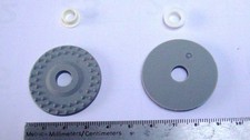 2 Rubber Disc grey with collar for Silverreed/Singer/Studio knitting machine