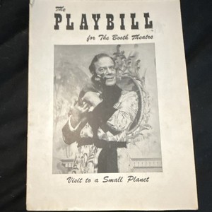 Visit to a Small Planet Vintage Broadway Playbill (Aug 1957) Cyril Ritchard