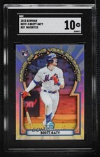 2023 Bowman Rookie of the Year Favorites Brett Baty #ROYF-3 SGC 10 GEM 0nr3
