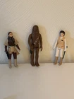 Star Wars Action Figure Lot of 3 - Chewbacca, Princess Leia  & Han Solo