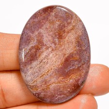 100 Natural Seam Agate Oval Shape Cabochon Gemstone 50 Ct. 40X30X4 mm UG-5319