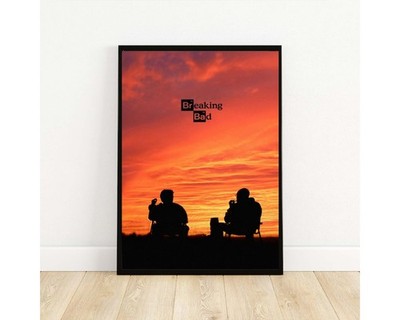 Breaking Bad Sunset Silhouette Poster