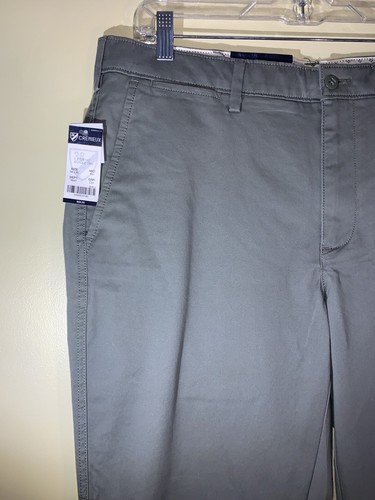 NWT Cremieux Mens Soho Slim Comfort Stretch Pants Sz 36x30 - Antique Green  - Picture 12 of 17