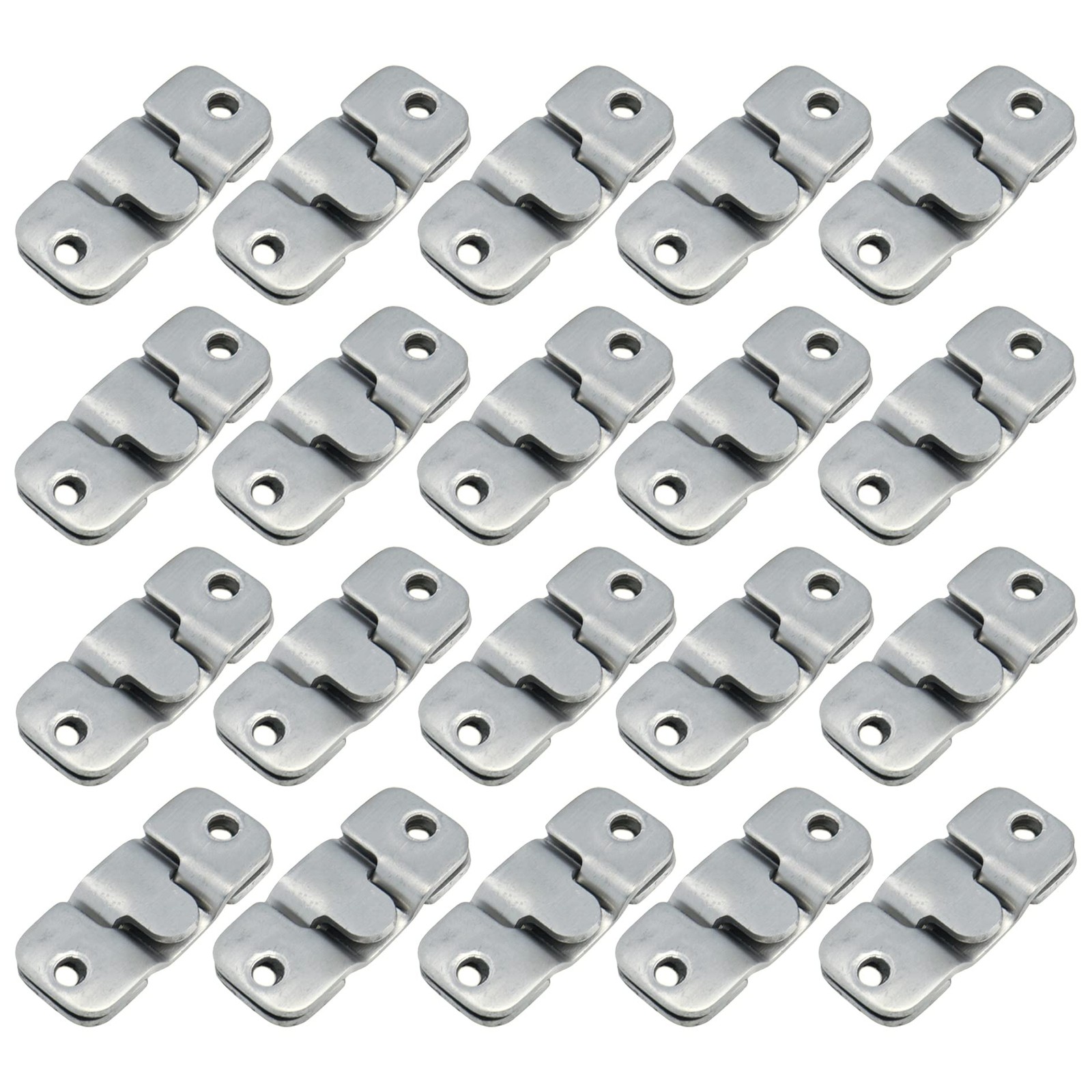 20 Pcs Sectional Couch Connectors Furniture Interlocking, Metal Sectional Couch