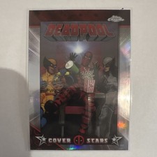 Topps 2025 Deadpool Chrome Insert Card Cover Stars #1 Deadpool & Wolverine