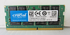 Crucial 8GB DDR4-2400 SODIMM Laptop Memory CT8G4SFD8213.C16FBD2 RAM