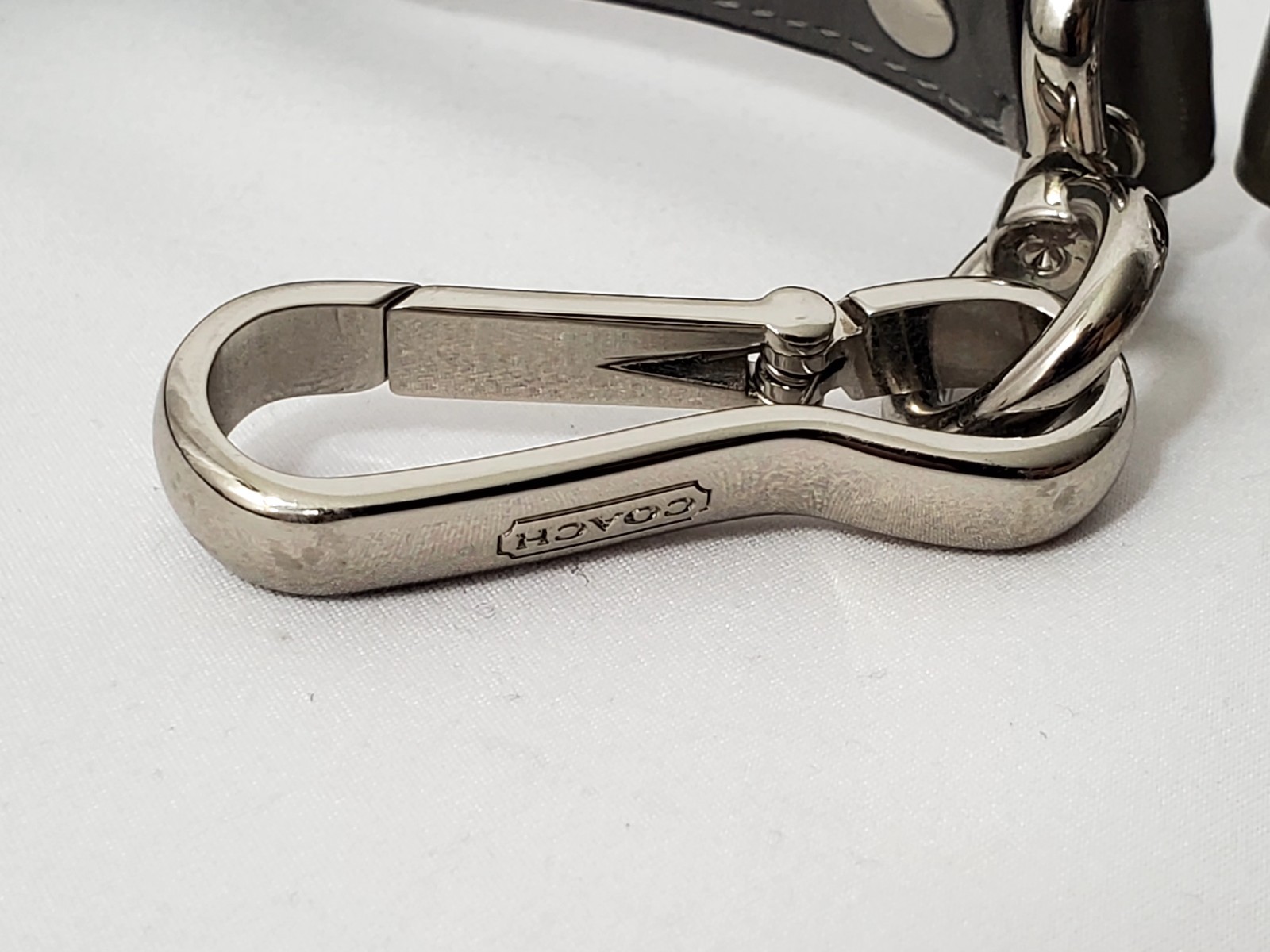 Coach Replacement Leather Strap Bag Thin Green Gr… - image 4