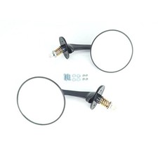 2FastMoto Pair of Round Spring Type Snowmobile Mirrors for Polaris K12-165-01