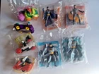 Batman Animated Series 8 Toy Set + 3 McDonald's Unused Happy Meal Boxes  - 1993