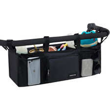 Double Stroller Organizer with 2 Insulated Cup Holders for Bob Duallie Baby Jogg