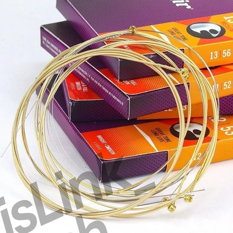 Elixir Acoustic Guitar Strings 11027/11052/16027/16052 Brass & Phosphor Bronze - Image 2 of 4