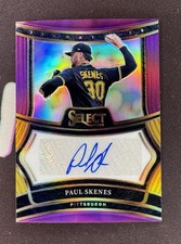2025 Select Paul Skenes Auto /35 Purple Prizm Pirates SSP 