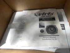 Infinity Reference 610cs -z car audio Component speaker System 4 Tweeters 6.5
