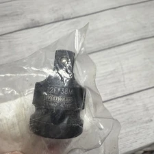 Westward 4Lyy7 Impact Socket Adapter, 1/2" X 3/8", Black Oxide NEW