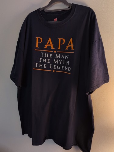 Papa The Man Myth Legend T-shirt 3XL