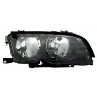 Scheinwerfer Hauptscheinwerfer Links Schwarz H7/H7 FüR BMW 3Er Cabriolet E46
