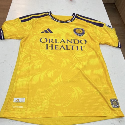 2026 adidas Orlando City SC Ojeda #10 Yellow/Purple MLS Soccer Jersey Mens S
