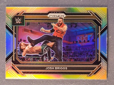 2023 Panini Prizm WWE #64 Josh Briggs Silver SSP Rare Raw Smackdown NXT