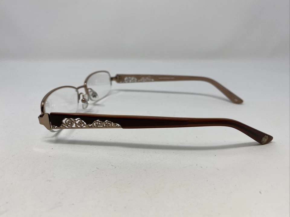 Armações de óculos ANNA SUI AS193 149 52-17-135 marrom T415 - Imagem 3 de 4