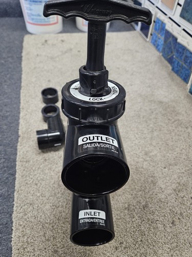 Waterway Plastics 600-1500 DE Filter Back Wash Valve 2.5" with 2" Reducer. NEW. - Picture 7 of 11