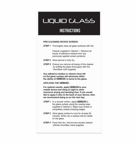 2 Pack Liquid Glass Screen Protector for All Smartphones Tablets and Watches - Picture 4 of 6